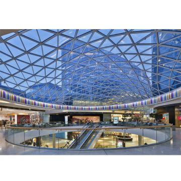 LF Aço Estrutura Shopping Shopping Space Frame Skilight Roof